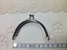 Curving frame antique silver 3 1/8