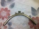 Diamond roses purse frame 7.9