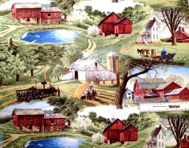 Summer on the Farm 1/4yd